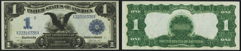 1899 $1 Black Eagle Silver Certificate